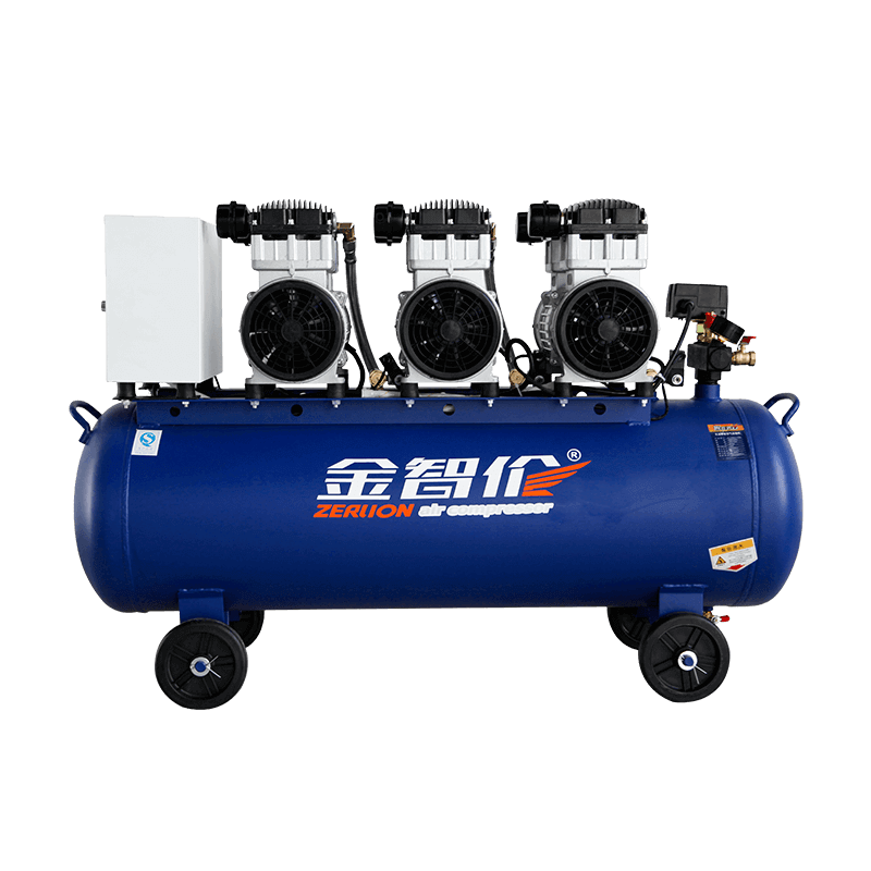 ZL1100×3-120L 4.4HP Silent Oil Free Air Compressor Silent Oil Free Air Compressor