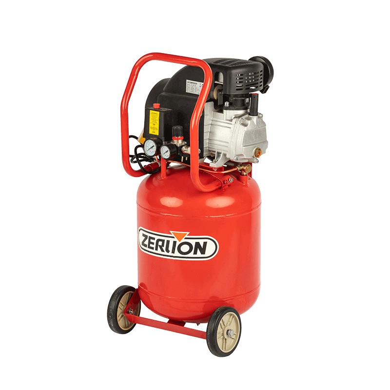 How to check the air capacity of the existing air compressor? 