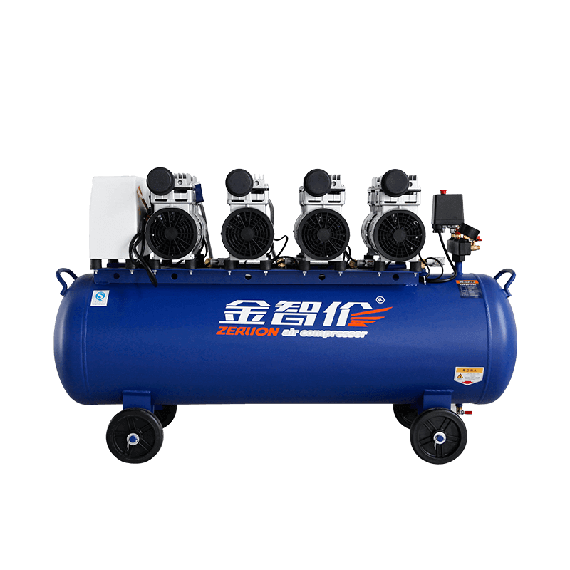 ZL-750W×4-120L 4HP Silent Oil Free Air Compressor